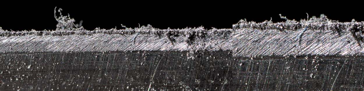 burr after sharpening