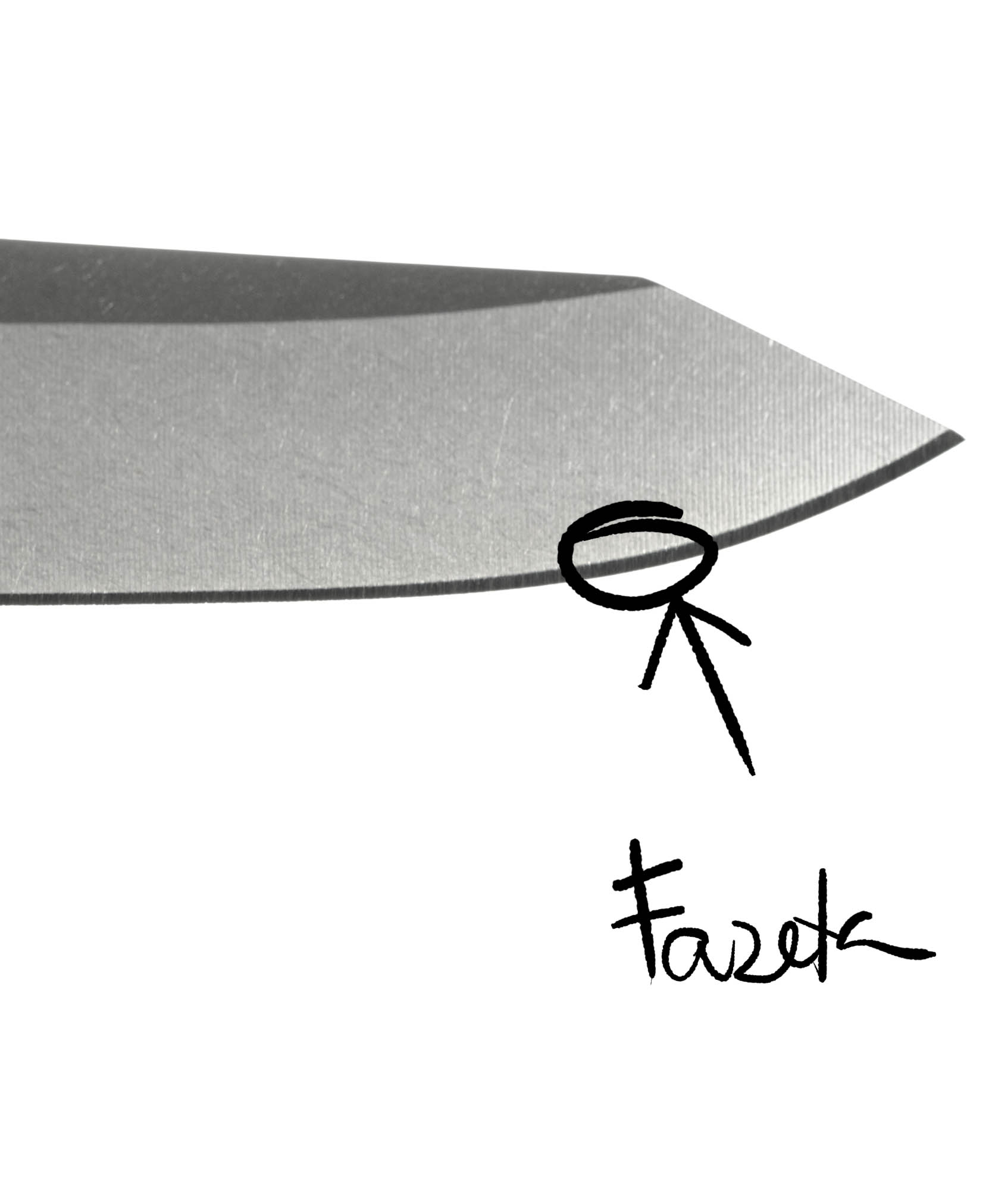 knife bevel sharpening angle on whetstone