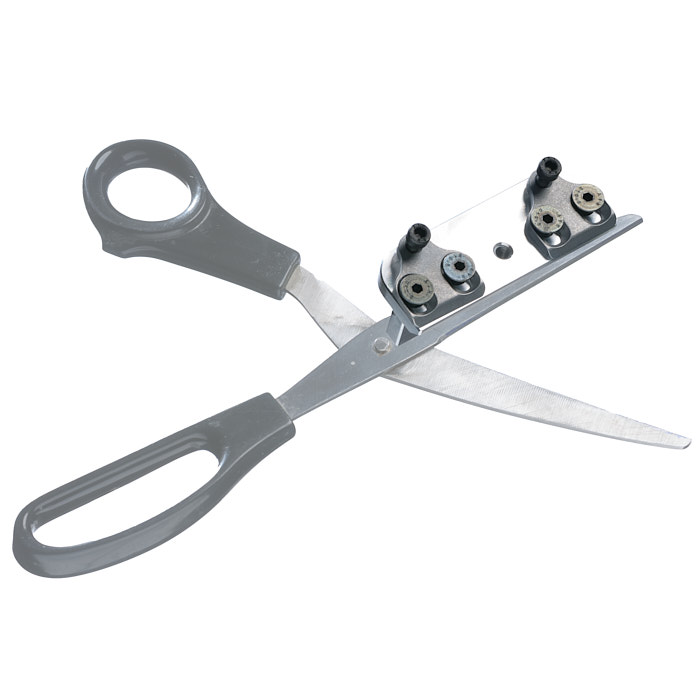 KMFS scissors holder - sharpening scissors on KMFS systems