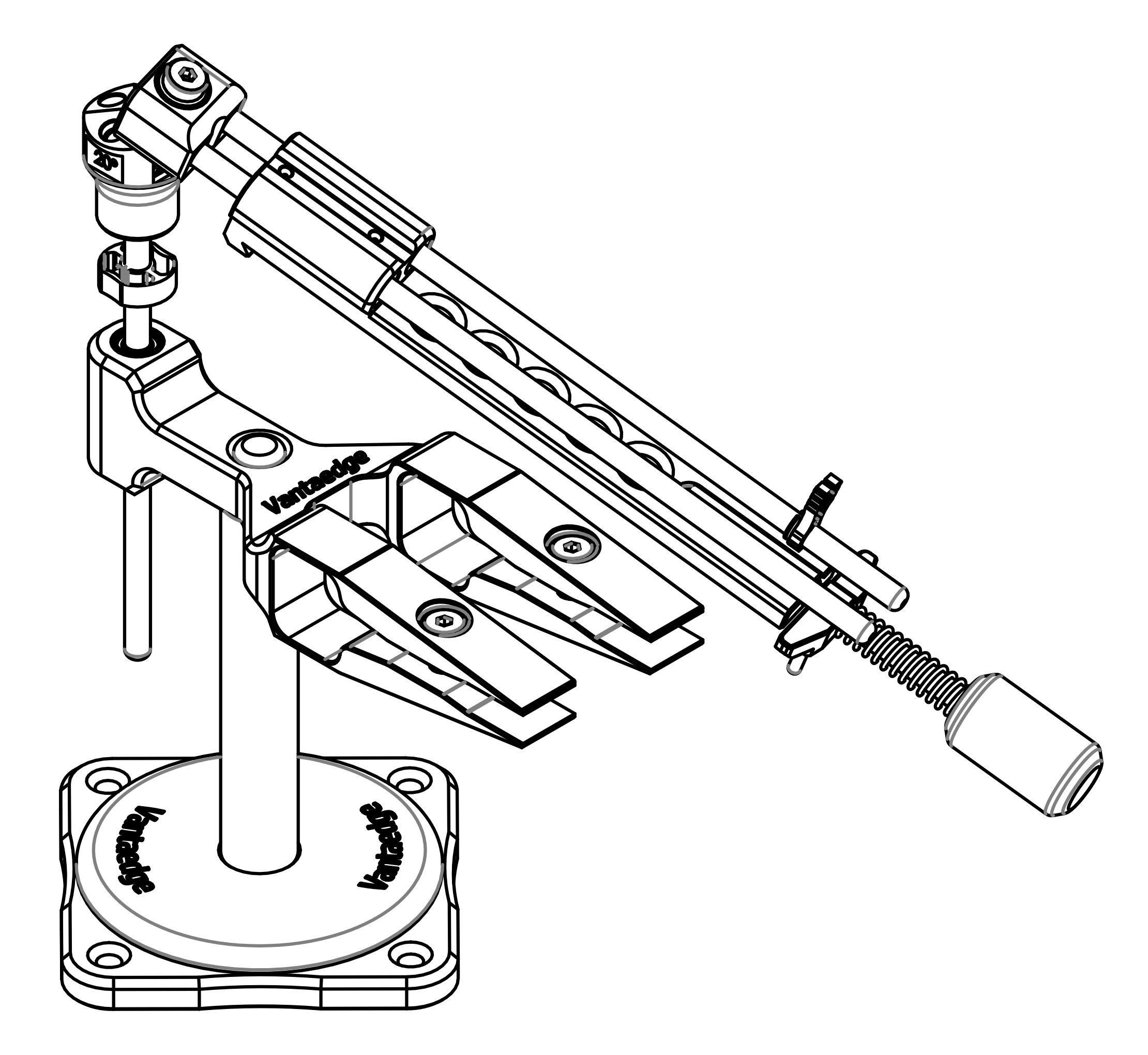 Vantaedge patentovaný přesný systém broušení nožů